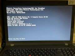 LENOVO THINKPAD LAPTOP POWERS ON