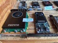 QUADRO DISPLAY CARDS INCLUDING 0419-084 M01 T02; & 0452-094 (4) 4K DISPLAY PORT