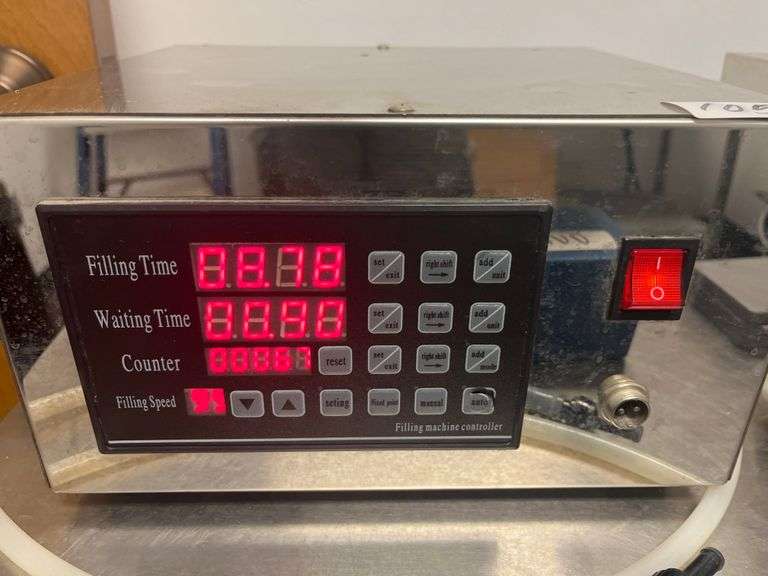 Stainless steel digital liquid filling machine, 5ml to 3500ml