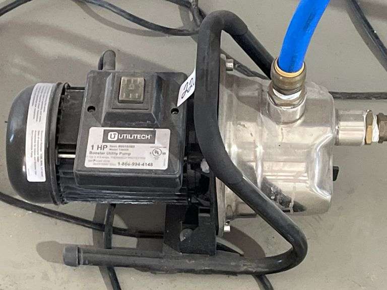 Utilitech 1-HP Stainless Steel Lawn Pump (Model 148008)