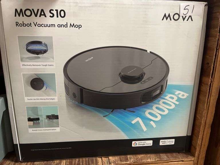 MOVA S10 Robot Vacuum and Mop