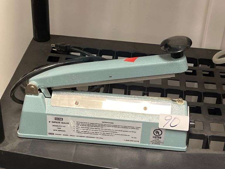 Uline 8-inch impulse sealer 120v 60w model H-163