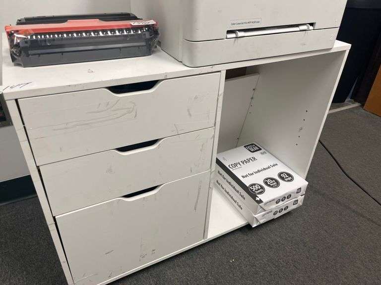 3-drawer file cabinet 31" x 16" x 24"
