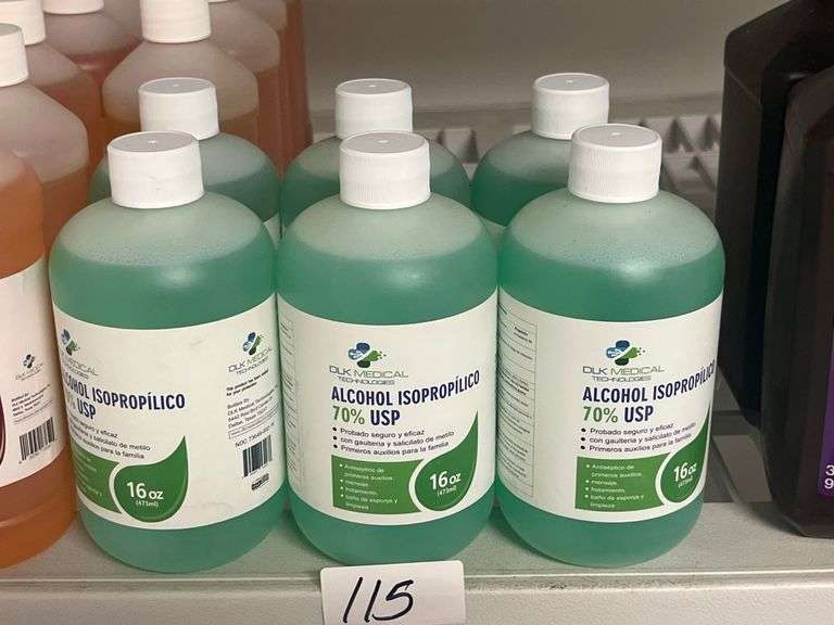DLK Medical Technologies isopropyl alcohol 70% USP 16oz Count 6