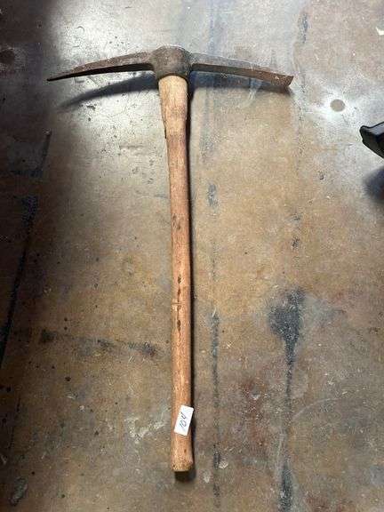 Vintage railroad miners pickaxe