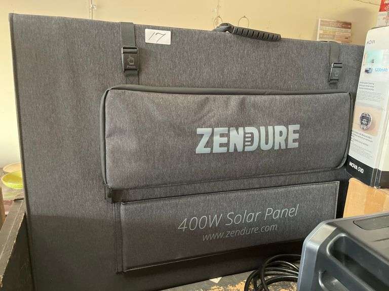 Zendure 400W portable solar panel, model ZD400SP-MD-gy,