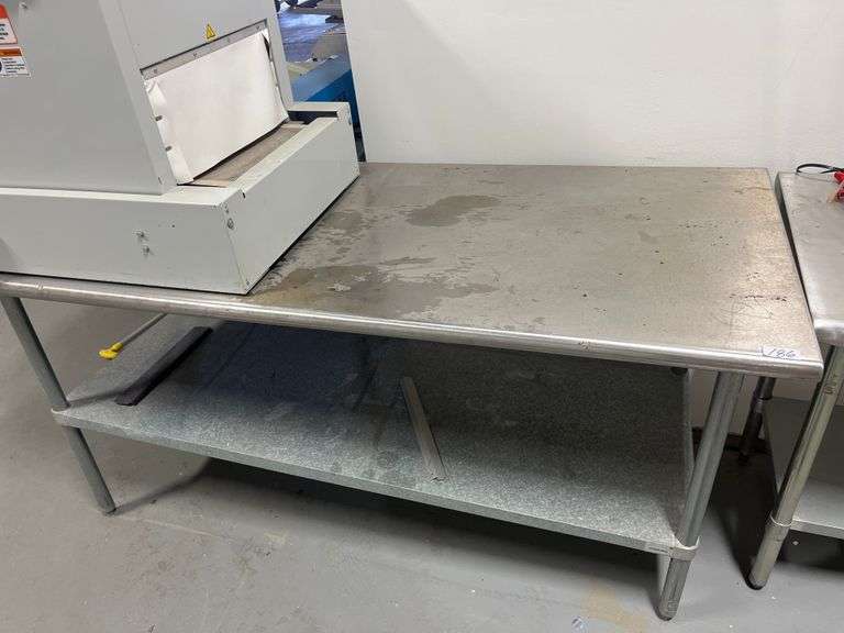 stainless steel commercial work table