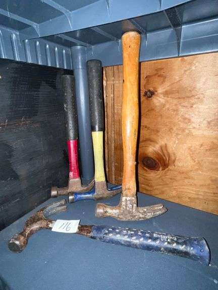 Assorted hammers
