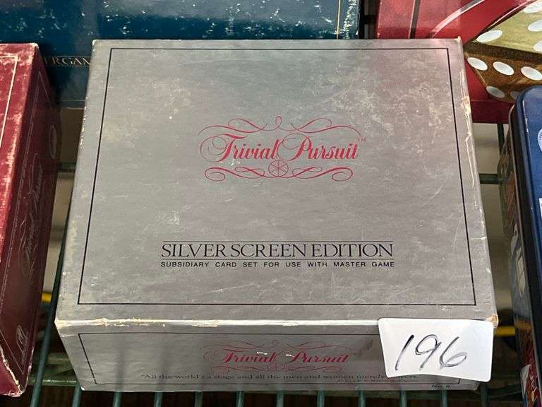 Vintage 1982 Trivial Pursuit Silver Screen Edition subsidiary card set
