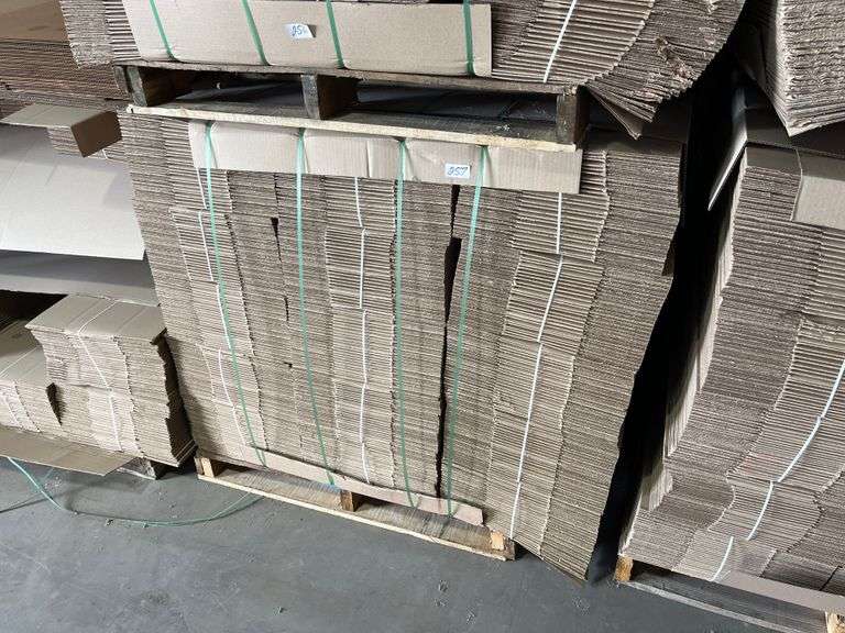 Pratt Industries Assorted cardboard shipping boxes, manufactured for packing, storage, and mailing