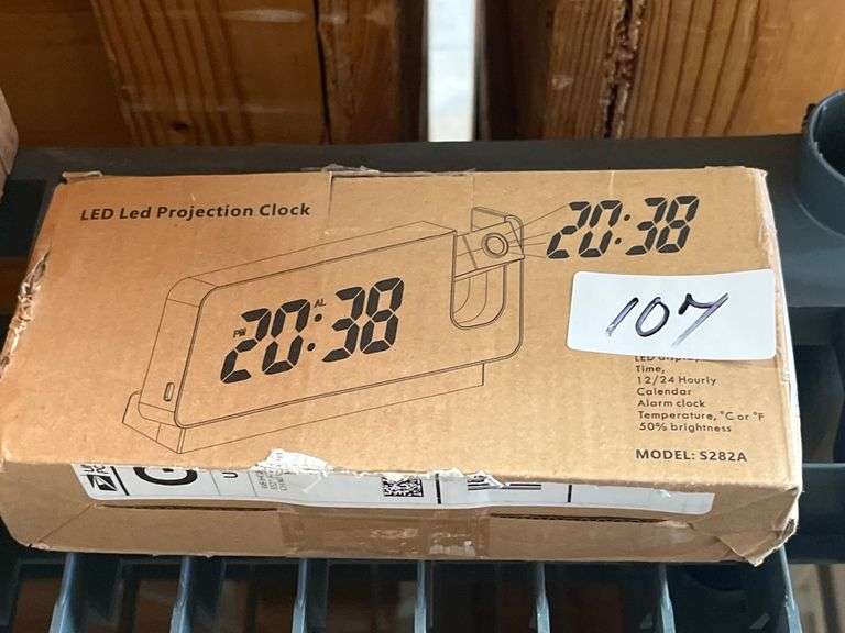 LED projection clock model S282A
