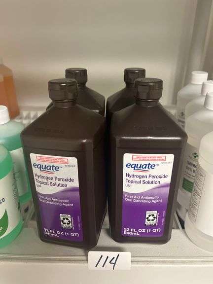 Equate 3% Hydrogen Peroxide 32oz Count 4