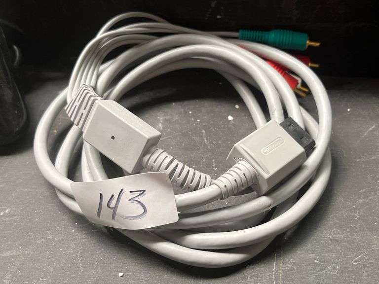 Nintendo Wii or Wii U Component AV cable, specifically the model RVL-011.