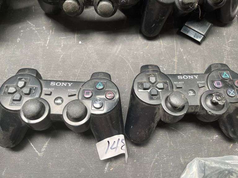 Sony PlayStation 3 (PS3) DualShock 3 wireless controller, likely model CECHZC2U.