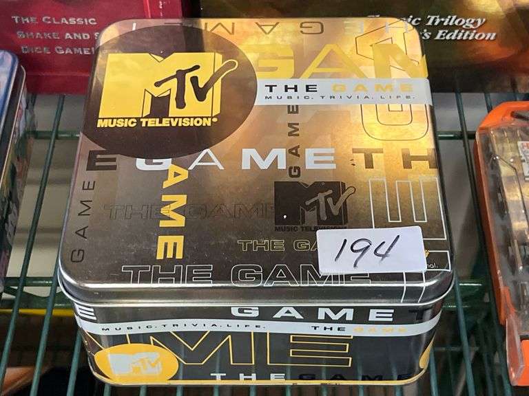1999 "MTV: The Game" trivia board game produced by Cardinal Industries
