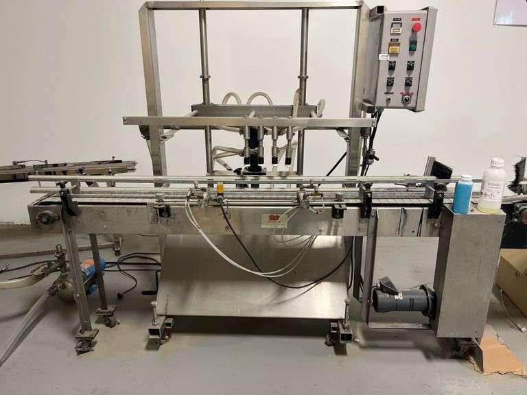 Mid States Corp stainless steel  automatic pressure overflow liquid filling machine
