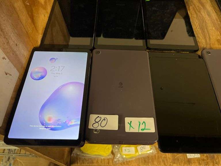 Samsung Galaxy Tab A (2020) 8.4" tablet, model SM-T307U.ALL TESTED. SOME WORK, SOME CRACKED, SOME LOCKED