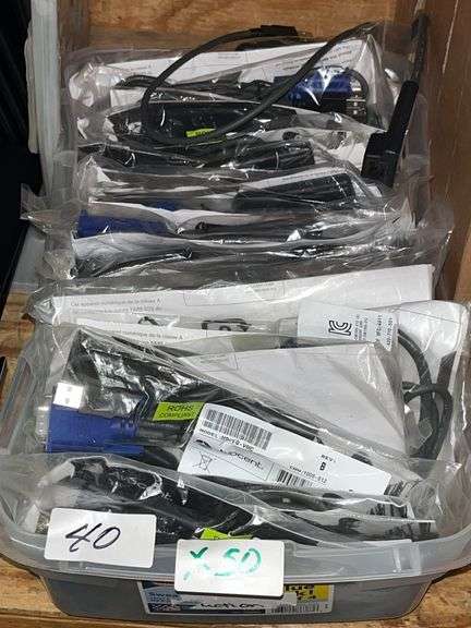 Avocent SwitchView 2-Port USB KVM switch cables, model 2SV120BND1