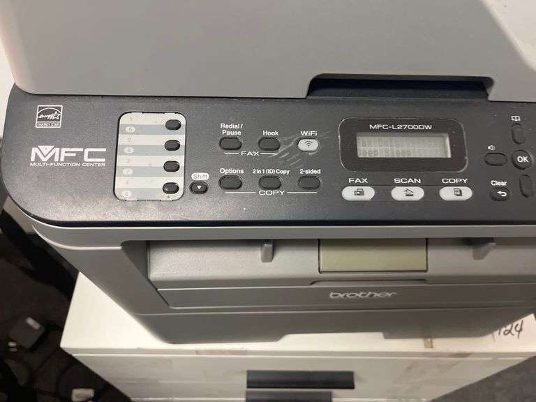 Brother MFC-L2700DW all-in-one laser printer.