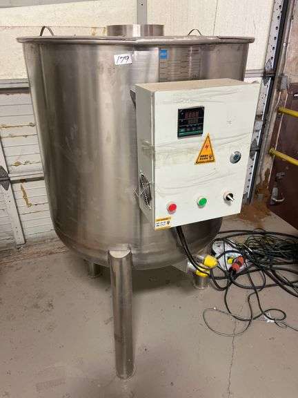 SED Pharma CE-certified stainless steel mixing tank 240V Retails $600