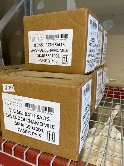 Spenser & Jensen Lavender Chamomile Bath Salts.