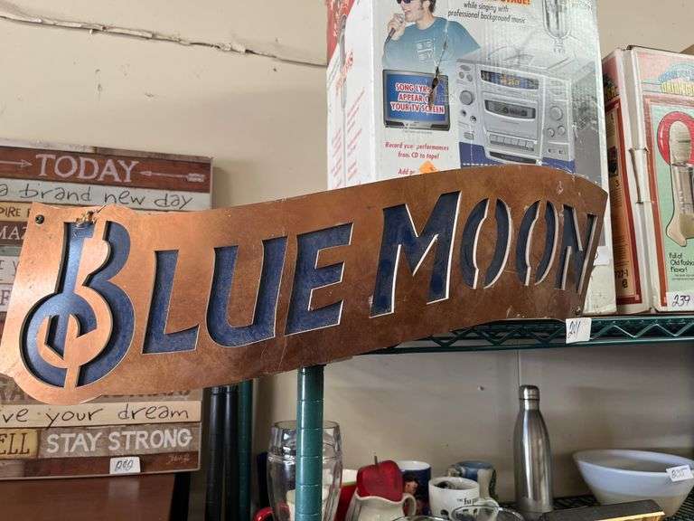 Blue Moon Brewing Company decorative wall piece