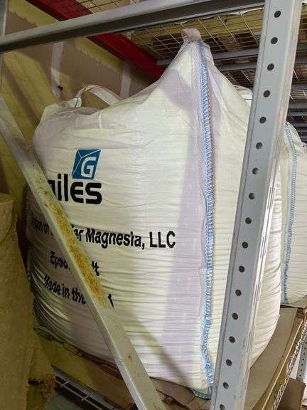 21 supersacks of USP-grade Epsom Salt from Giles Chemical, totaling 2000 pounds.
