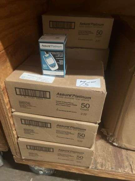 Assure Platinum Blood Glucose Test Strips 6 cases 6 per case