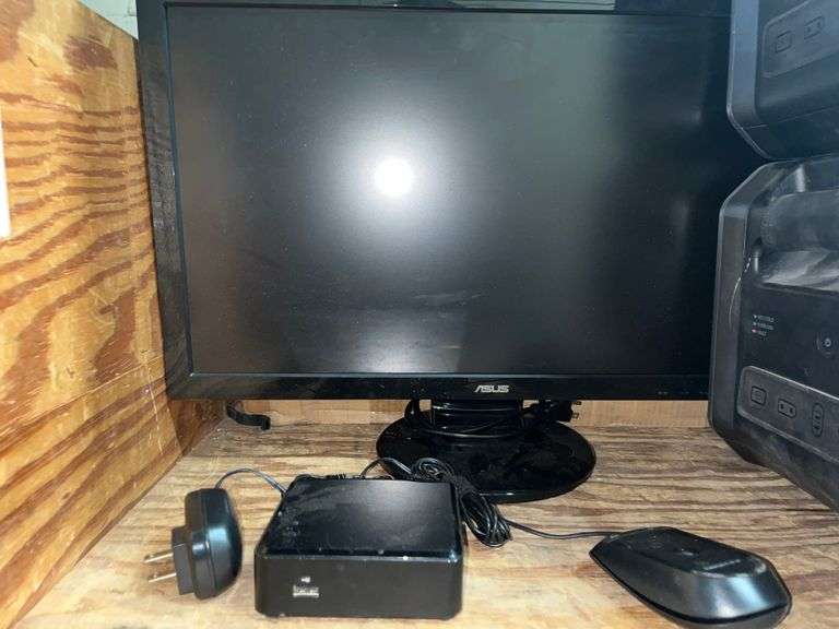 Intel NUC (Next Unit of Computing) mini desktop kit, ASUS VE247H 23.6" LCD monitor