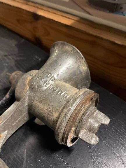 Vintage Keystone cast iron meat grinder