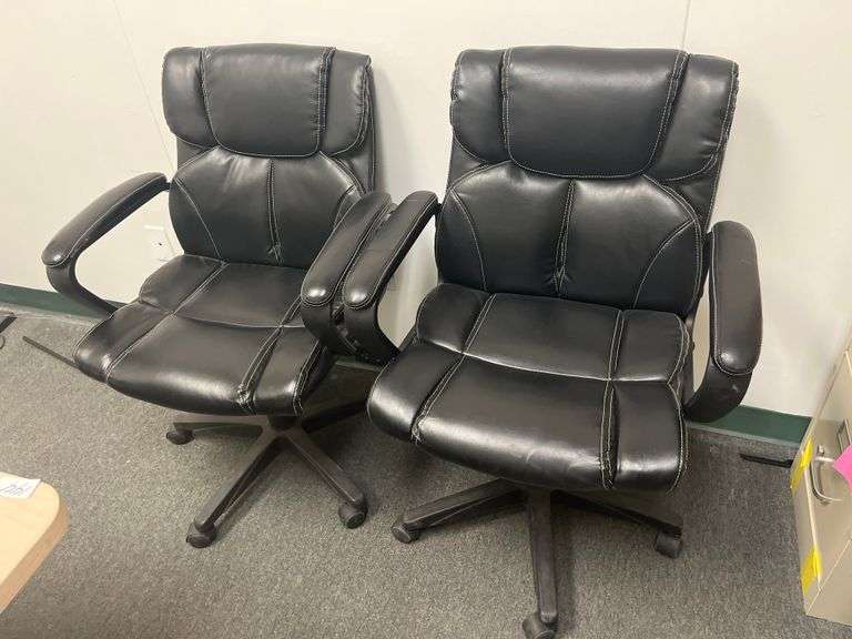 Leather High-Back Office Chair