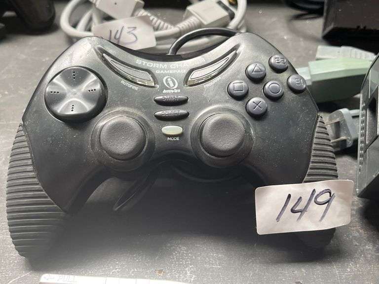 InterAct Storm Chaser Gamepad designed for the PlayStation 2 console.