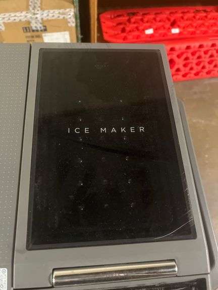 EcoFlow GLACIER Portable Refrigerator with a digital ice maker control panel model EFBX100