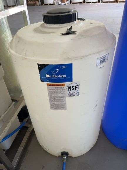 Ace Roto-Mold vertical storage tank certified to NSF/ANSI 61 standards