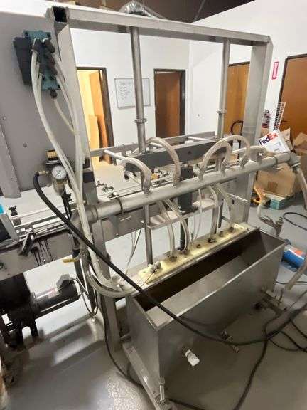 Mid States Corp stainless steel  automatic pressure overflow liquid filling machine