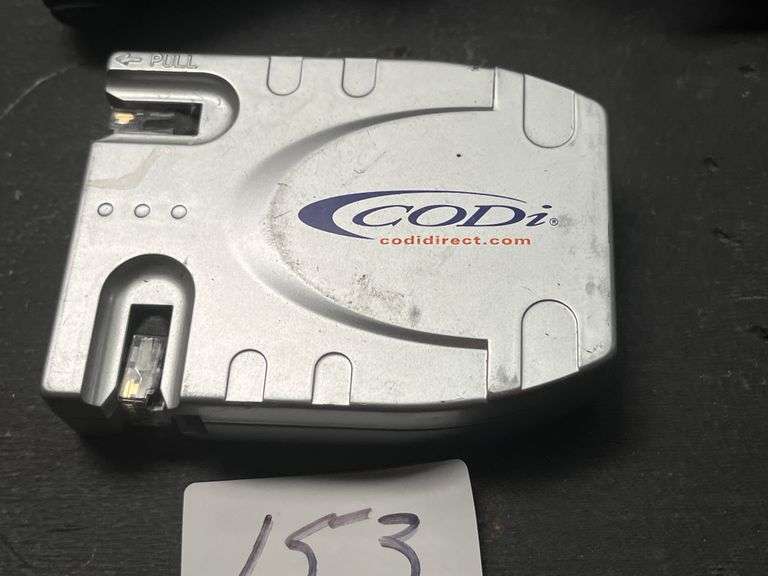 CODi retractable phone or modem cable featuring an RJ11 connector