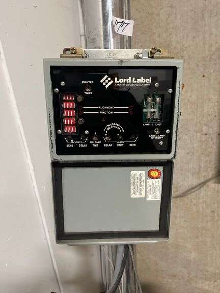 Lord Label industrial label applicator control unit