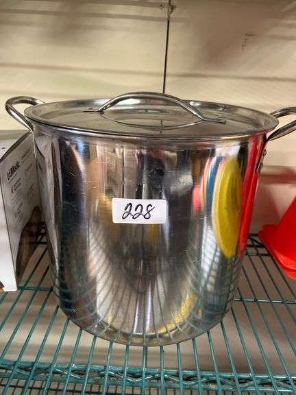 20-quart (5-gallon) stainless steel stock pot