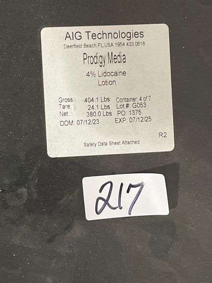 DLK Medical Technologies 55 gallon polyethylene drum