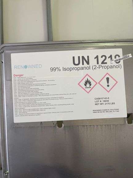 1000L IBC Tank used for industrial container of 99% Isopropanol