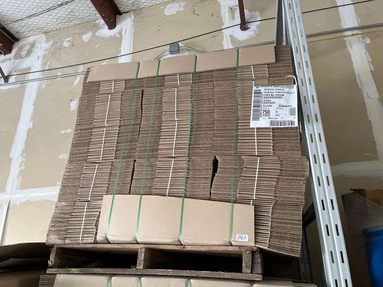 Pratt Industries Assorted cardboard shipping boxes, manufactured for packing, storage, and mailing