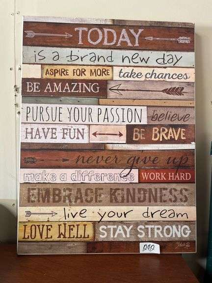 Inspiring decorative wall art