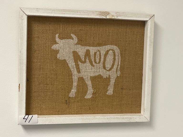 Rustic farmhouse-style wall plaque