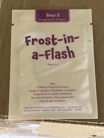 Lot of Imagination station Frost-in-a-Flash count 9