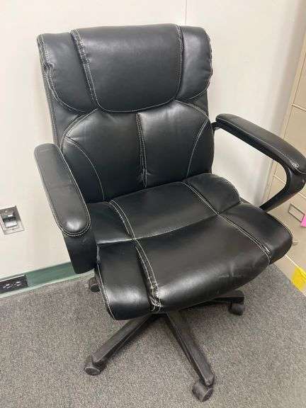 Leather High-Back Office Chair