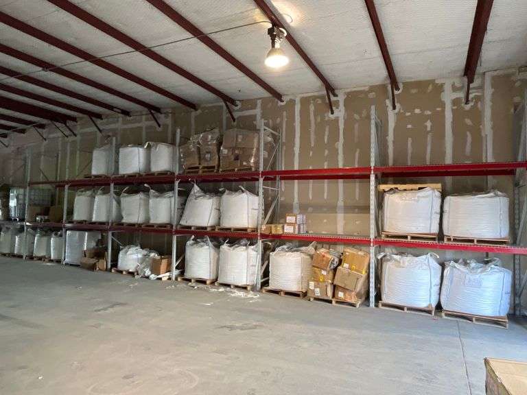 Metal racking unit, 13 racks. Must take down yourself