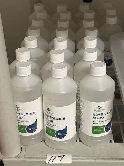 DLK Medical branded 99% isopropyl alcohol 12oz Count 21