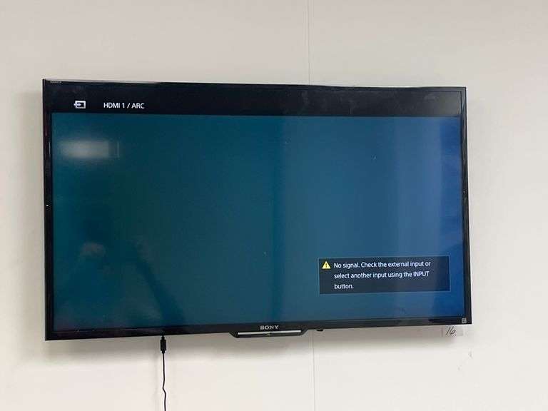 Sony Bravia television With wall mount