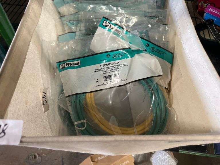 Panduit TX6 Plus CAT6 unshielded twisted pair (UTP) patch cords.