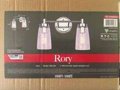 Canarm Rory 2-Light Chrome Vanity Fixture (Model: IVL1016A02CH)